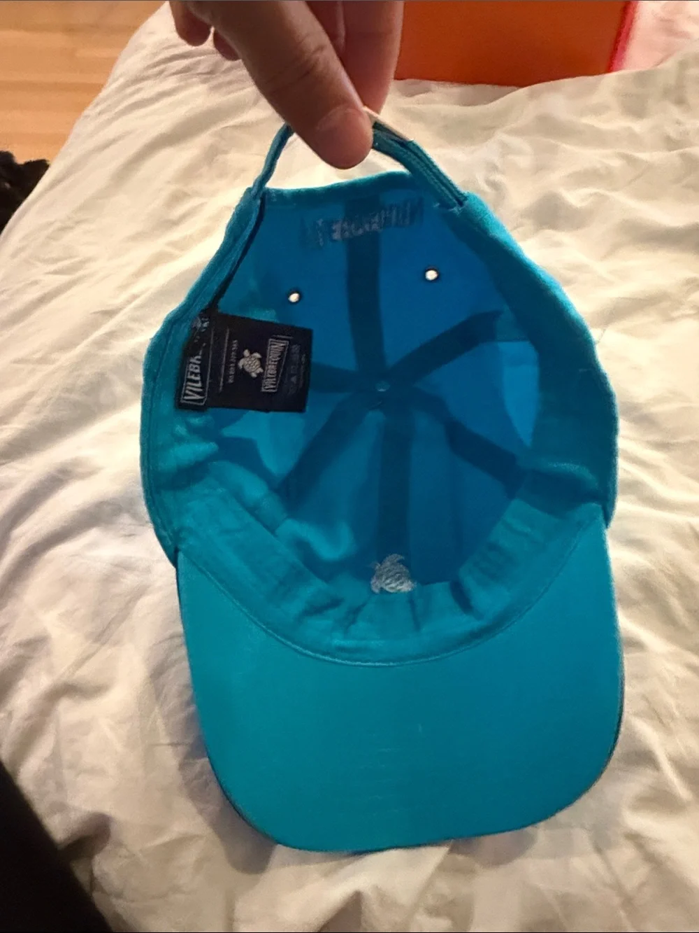 Vilebrequin Turquoise Hat with Branded Tag